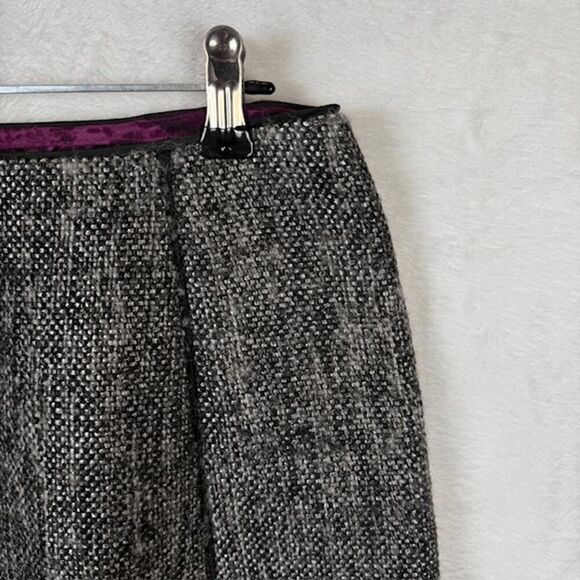 White House Black Market Wool Blend Tweed Pencil Skirt Black White Size 00 - Picture 5 of 11